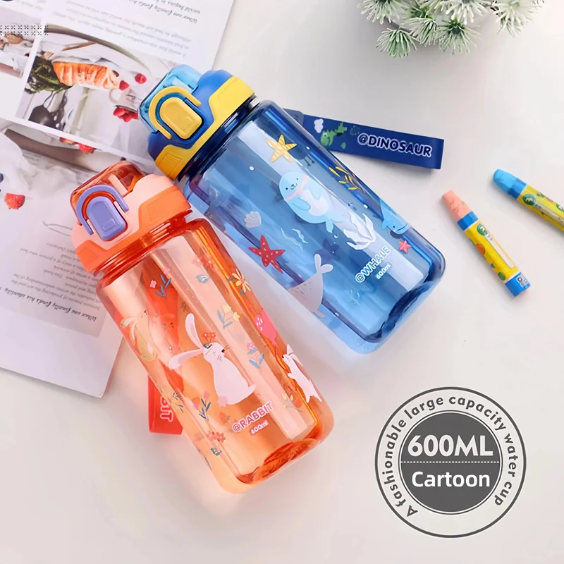 Gourde En plastique Gourde Enfant Transparente 600 ml