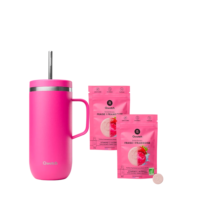 Kit Solid Drinks Fraise Framboise - Cold Cup Magenta