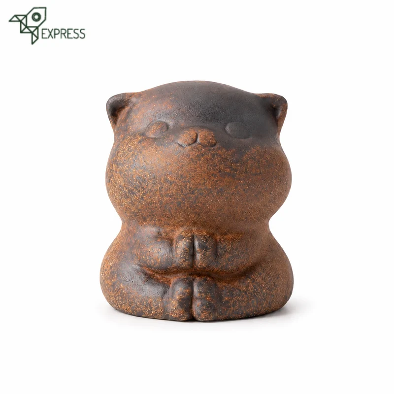 Tea Pet Chat Compagnon de Thé