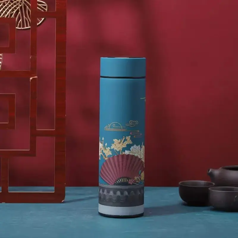 Gourde Isotherme Connecté Style Japonais