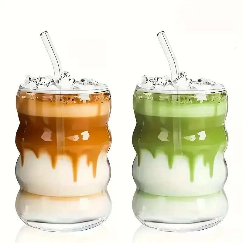 Lot de 2 Gobelet En Verre 350ML