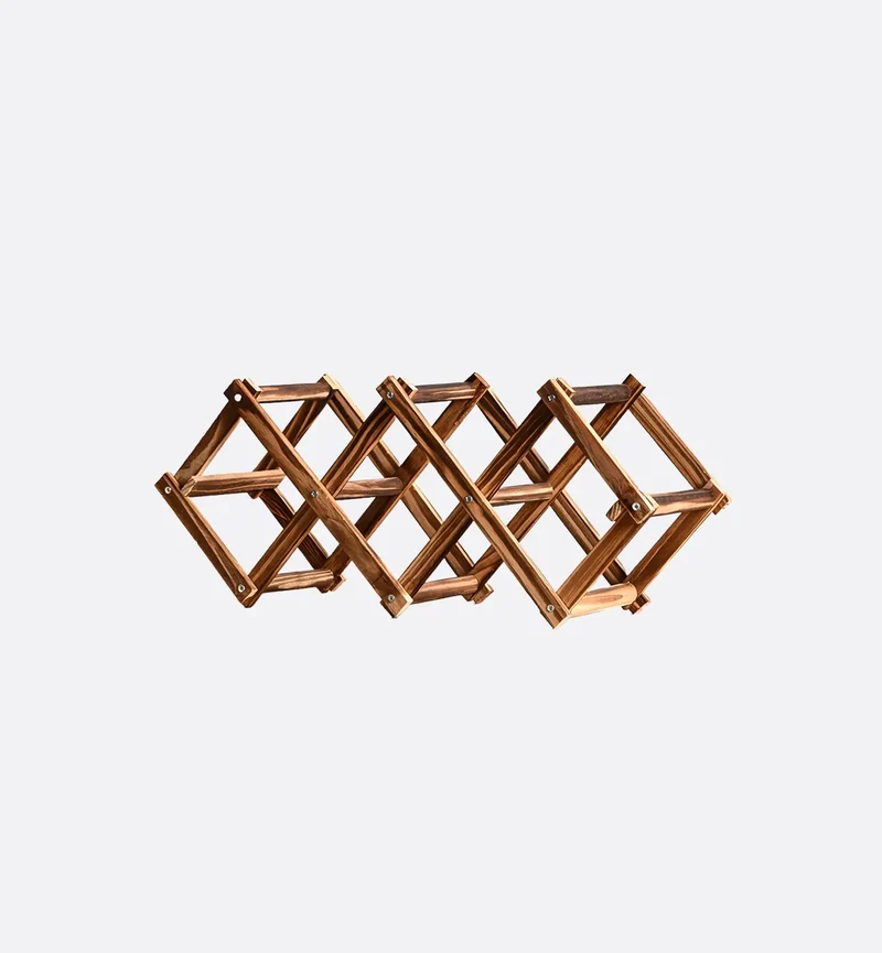 Range Bouteilles en Bois – 5 Carbonisé