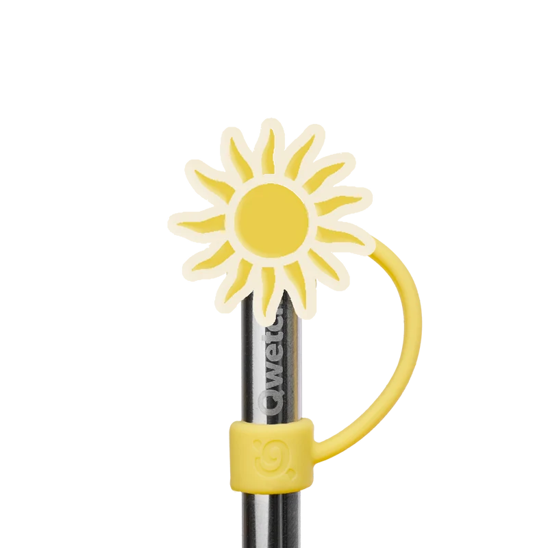 Embout pour paille soleil - Citron