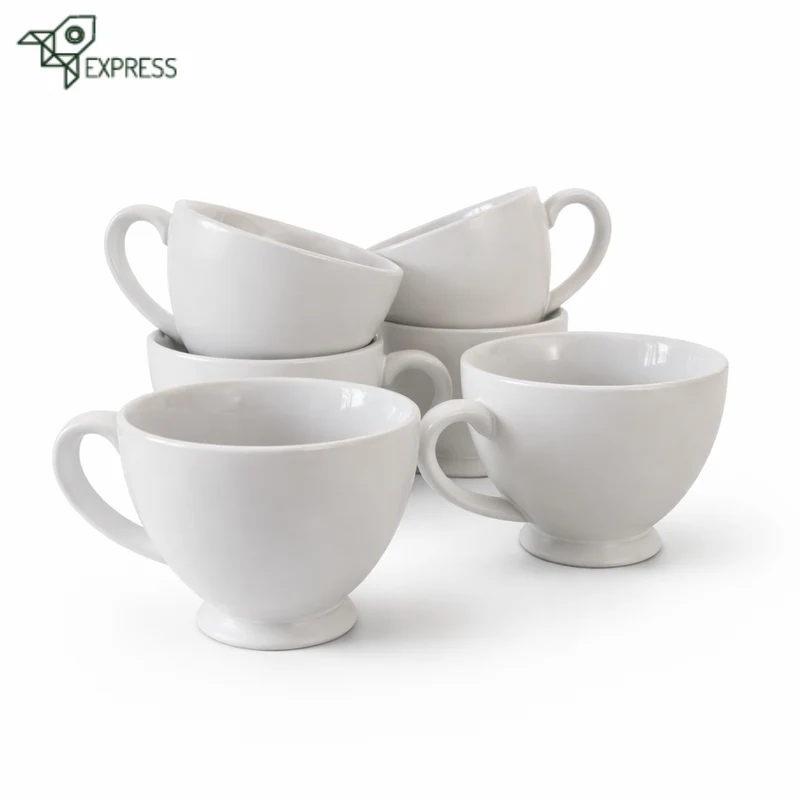 Service 6 Tasses Céramique Plint 350ml