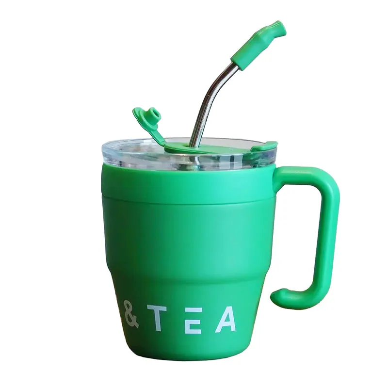 Gourde Inox Tasse avec Paille