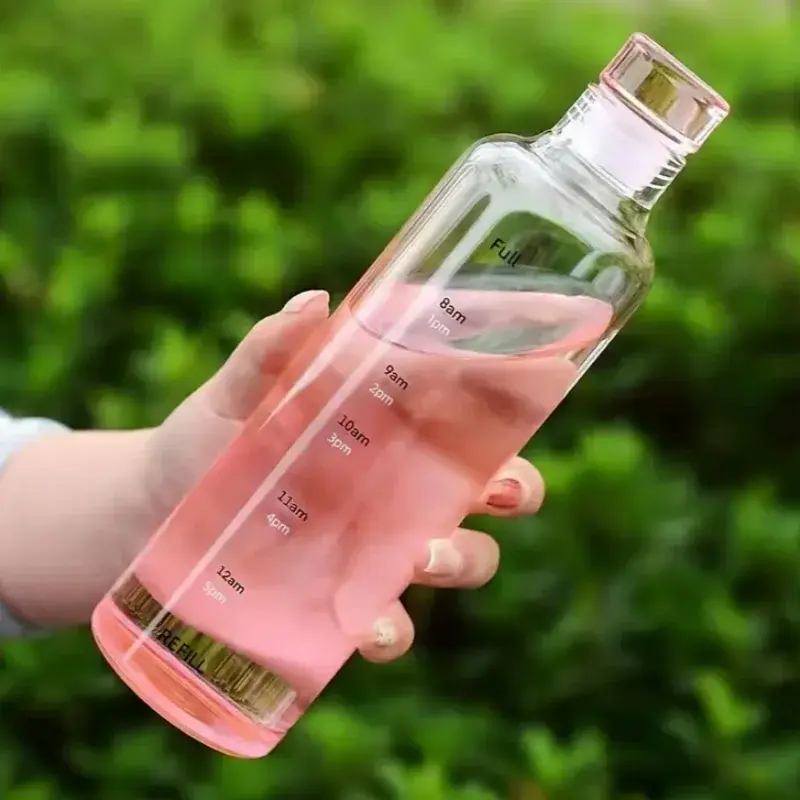 Gourde Marqueur De Temps Rose 700ml