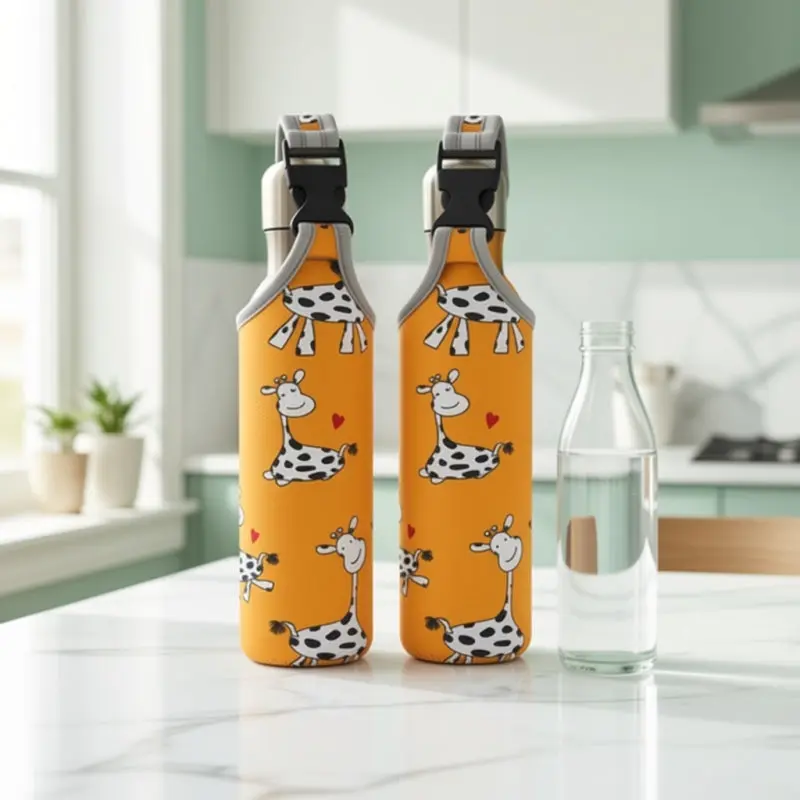Housse Pour Gourde Orange (Animaux)