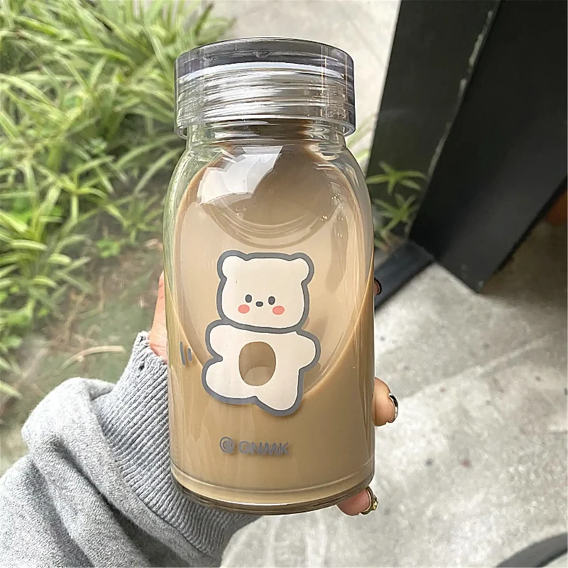Gourde d'Eau En Verre Ourson 500ml