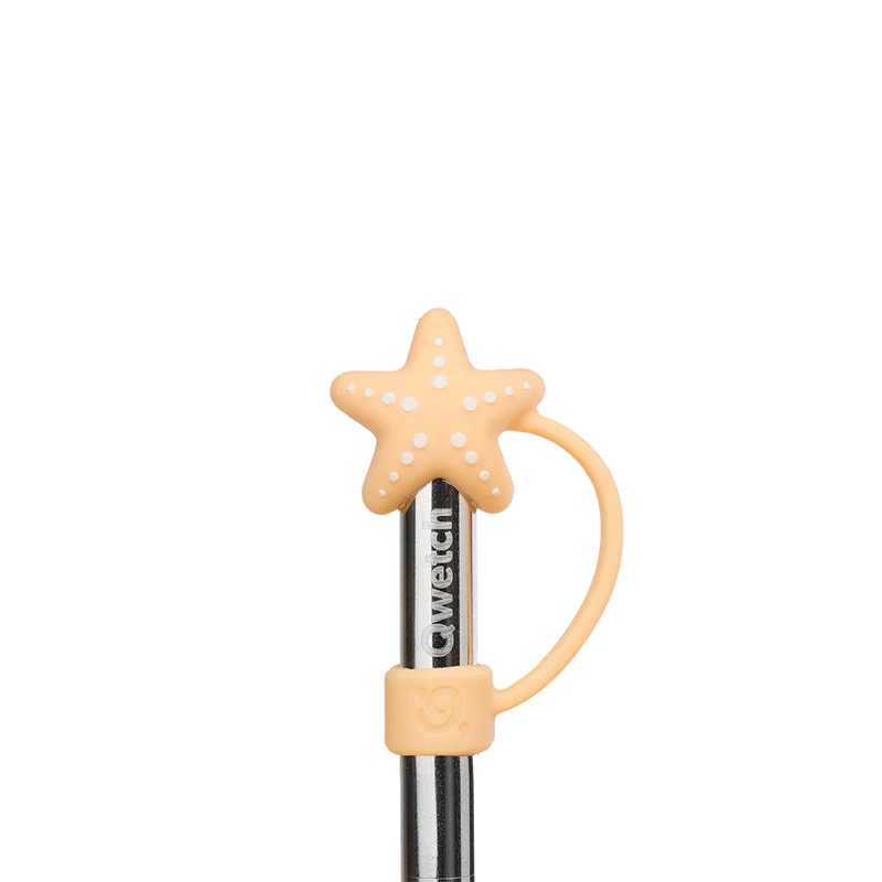 Cadeau Embout pour paille étoile de mer - Abricot