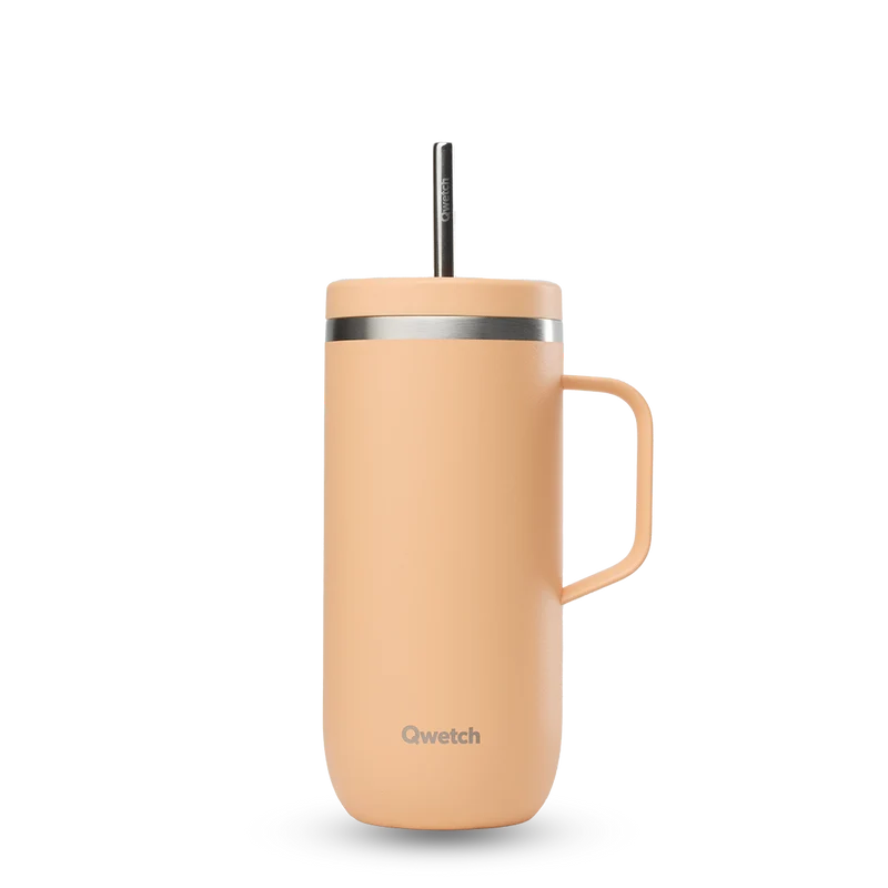 Cold Cup isotherme avec Anse - Pastel Abricot