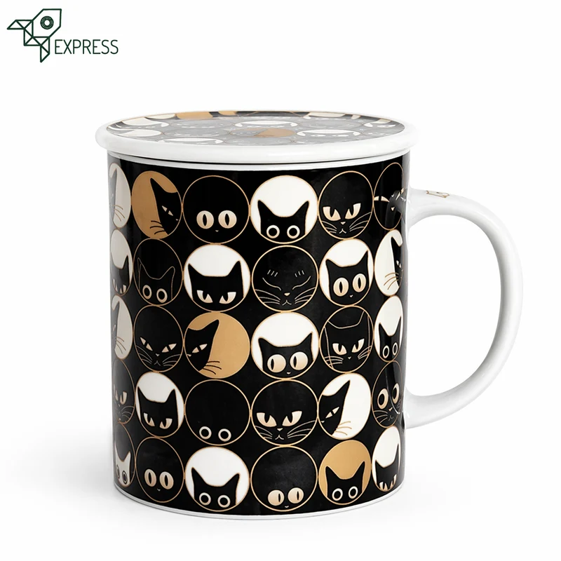Tisanière Chat Tasse Japonaise 280ml