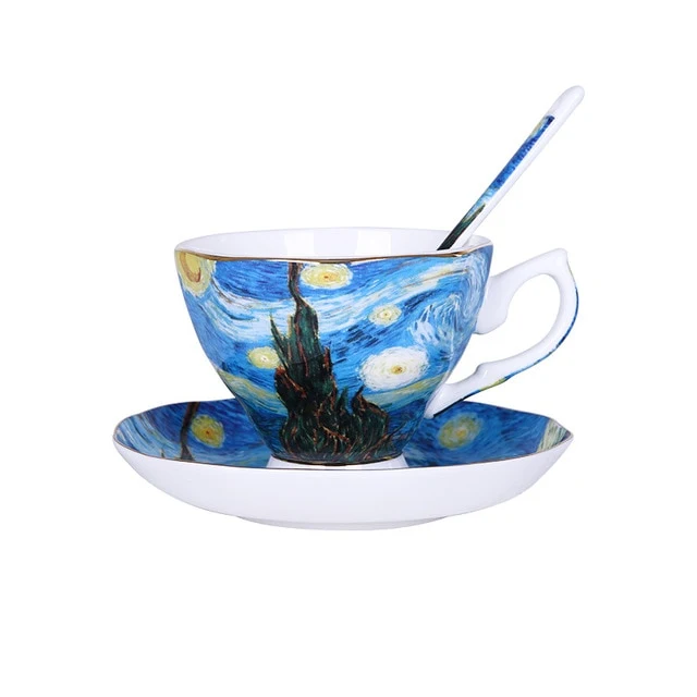 Tasse à Thé en Porcelaine Van Gogh 200ml