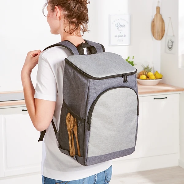 Sac à dos glacière isotherme 20 L gris Mathon
