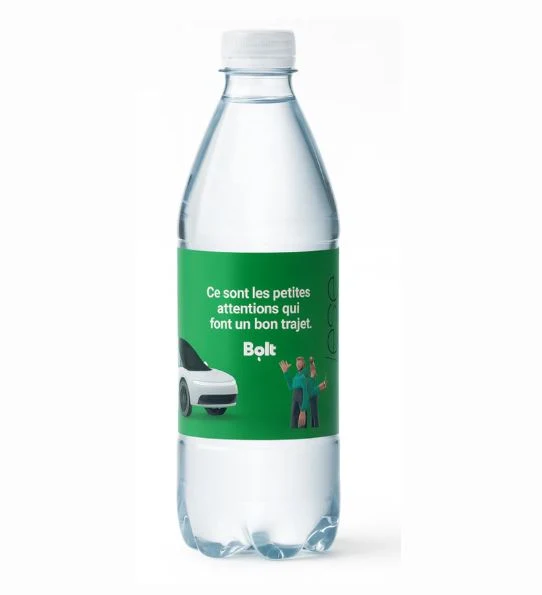 Pack de 24 Bouteilles d'eau personnalisées BOLT