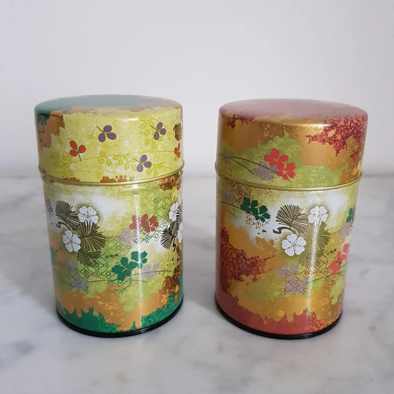 Boîte à Thé Japonaise Métal 100g