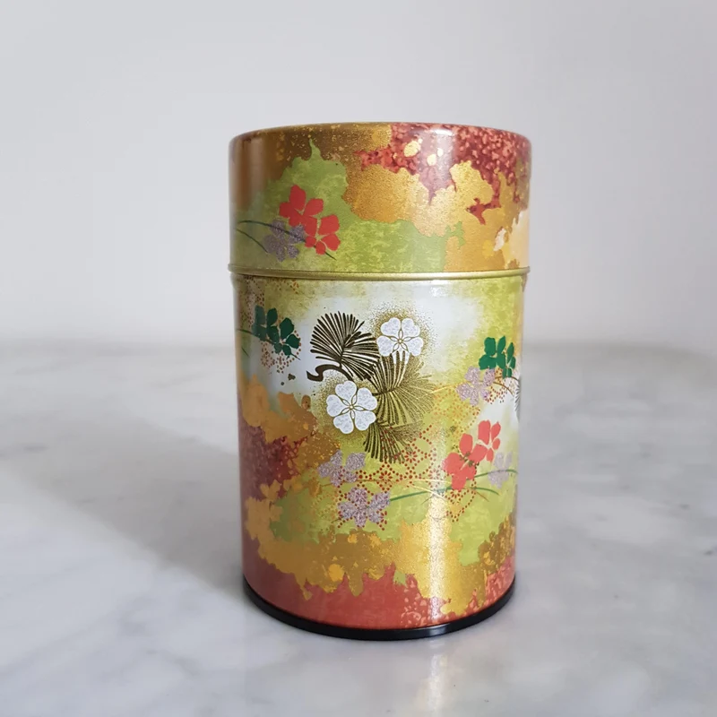 Boîte à Thé Japonaise Métal 100g