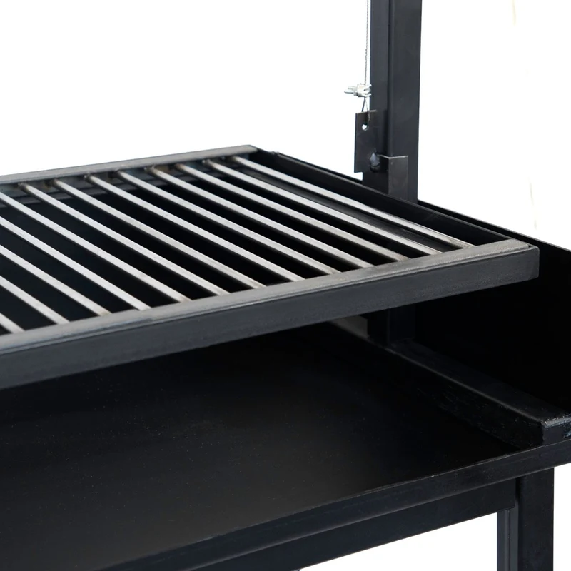 37" Freestanding Argentine Santa Maria Grill with Brasero – Iron