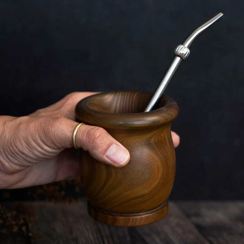 Lignum Vitae Wooden Mate Cup