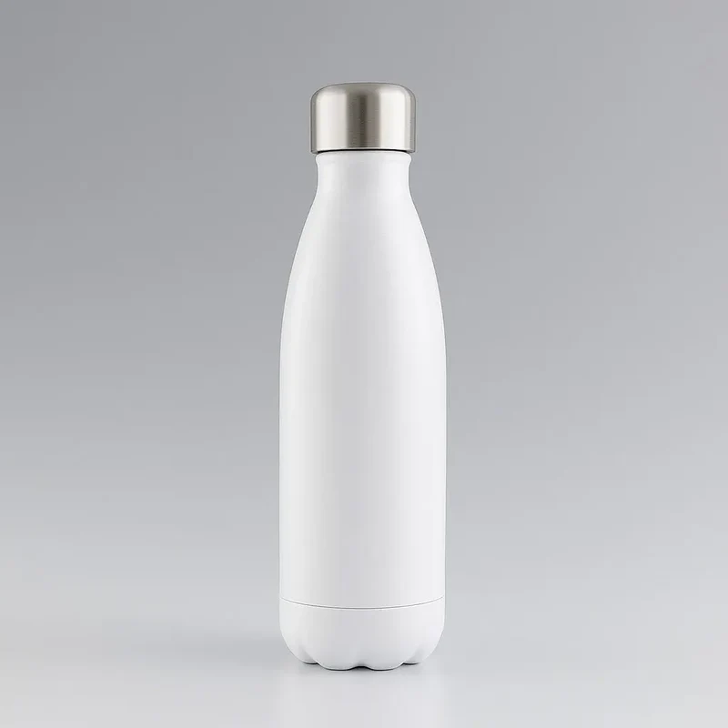 Bouteille Isotherme 500 ml à Personnaliser (Blanche, Dorée ou Argent)