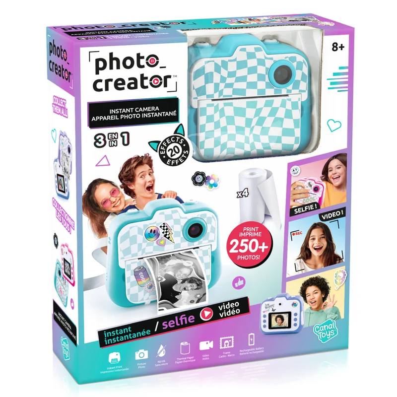 Canal Toys - Caméra Instantanée Créatrice de Vidéos - Couleurs assorties