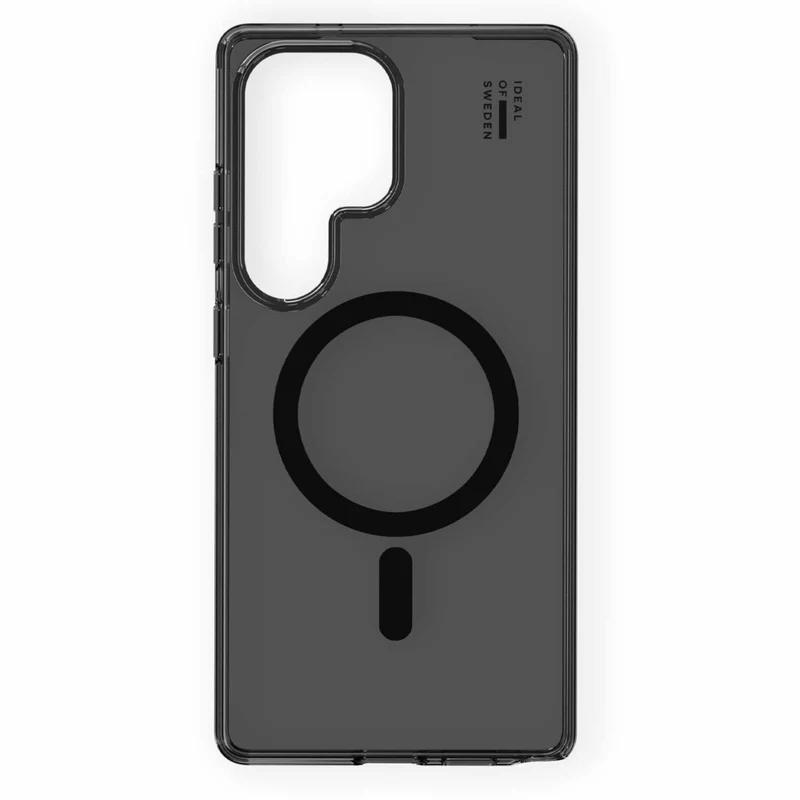 Ideal of Sweden Clear Cell Phone Case with Magnets for Galaxy S26 Ultra - Tinted Black