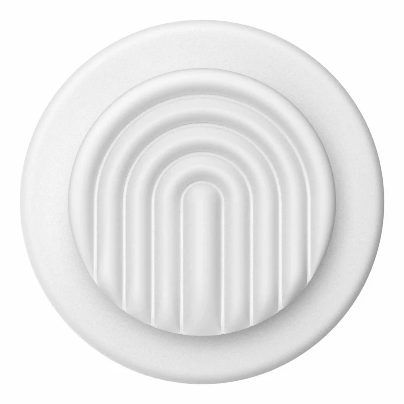 PopSockets - PopGrip pour MagSafe avec Anneau Adaptateur Magnétique - Courbes de Crème de Coco