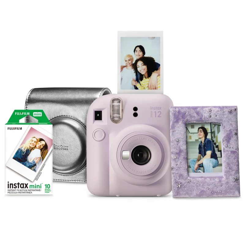 Fujifilm Instax Mini 12 Instant Camera Gift Set - Lilac Purple