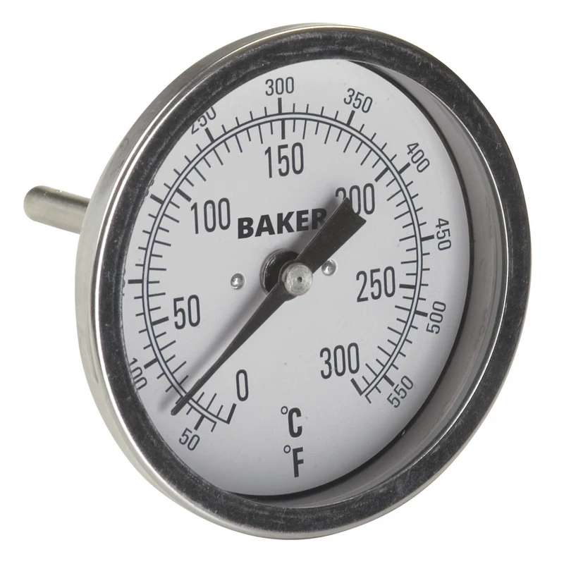 Baker - T30025-550 Themomètre bilame, 50 à 550°F (0 à 300°C)