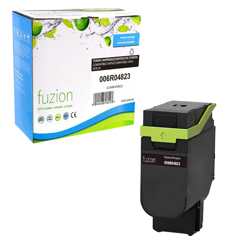 fuzion Xerox 006R04823 Compatible Toner - Standard Yield - Black