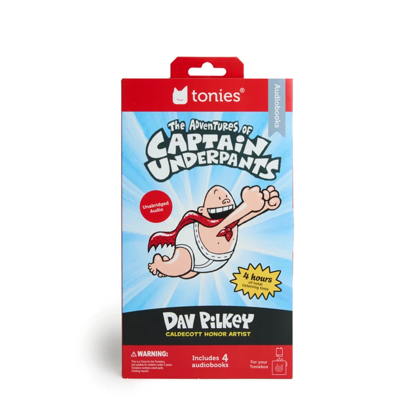 tonies Audiobooks: Captain Underpants 4-Book Set - English