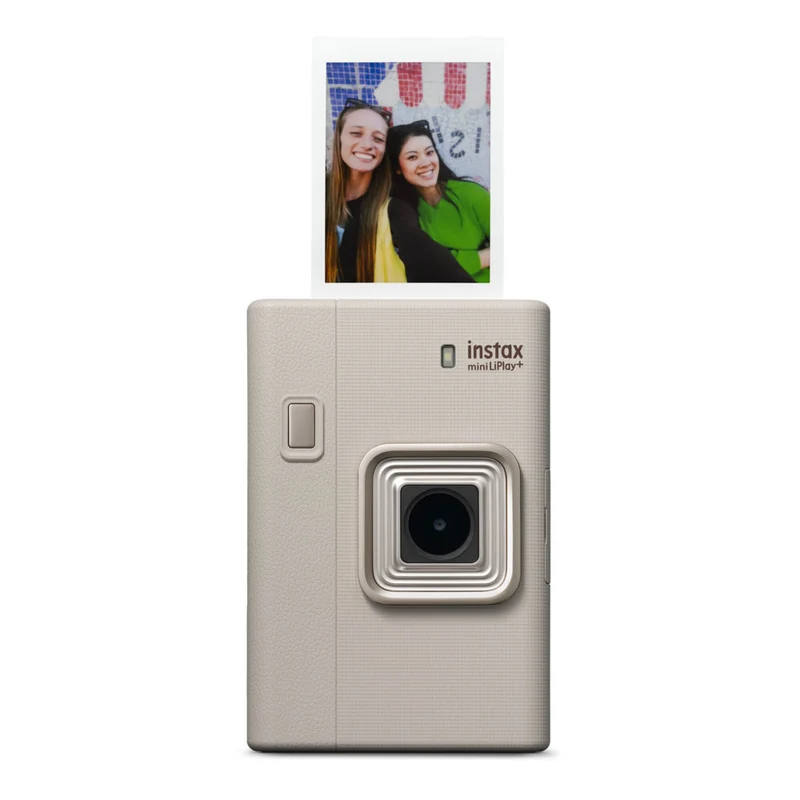 INSTAX MINI LiPlay+ Hybrid Instant Camera & Smartphone Printer - Sand Beige