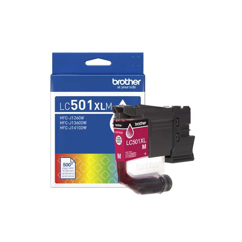 Brother - LC501XLMS Cartouche d’encre magenta authentique à haut rendement