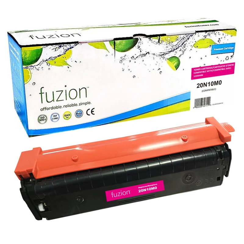fuzion - Lexmark C331 (20N10M0) Cartouche de toner compatible - Rendement standard - Magenta