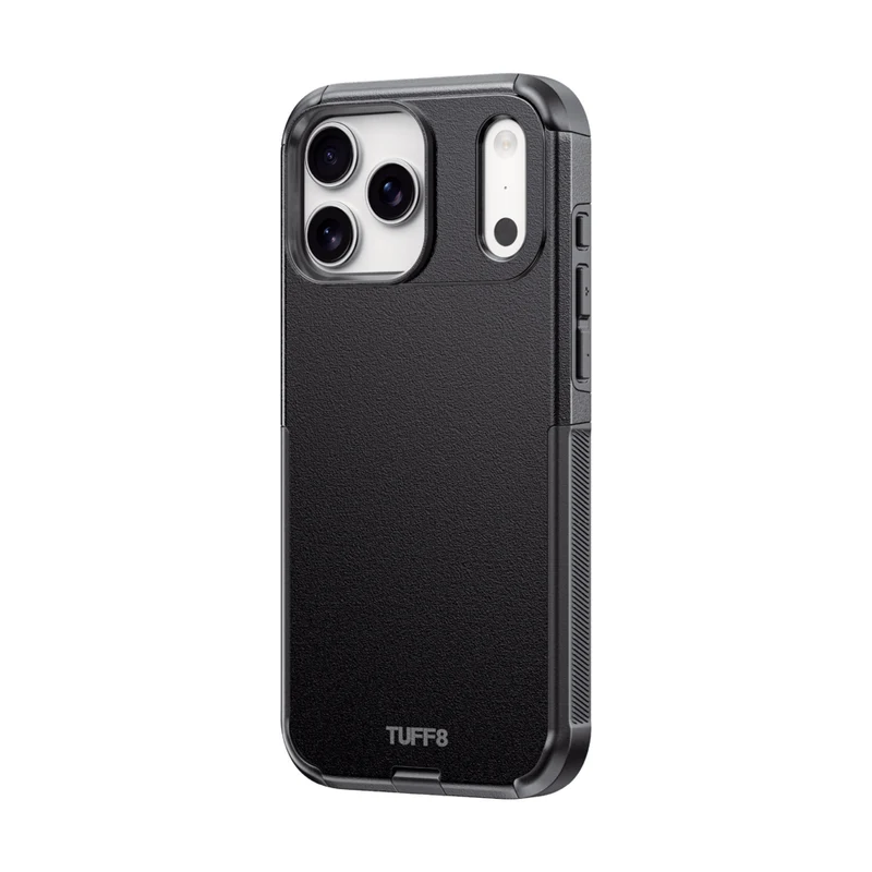 TUFF8 Impact Dual-layer Rugged Case for iPhone 17 Pro Max - Black