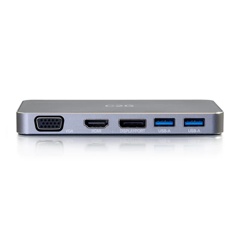 C2G USB-C 7-in-1 Dual Display MST Docking Station