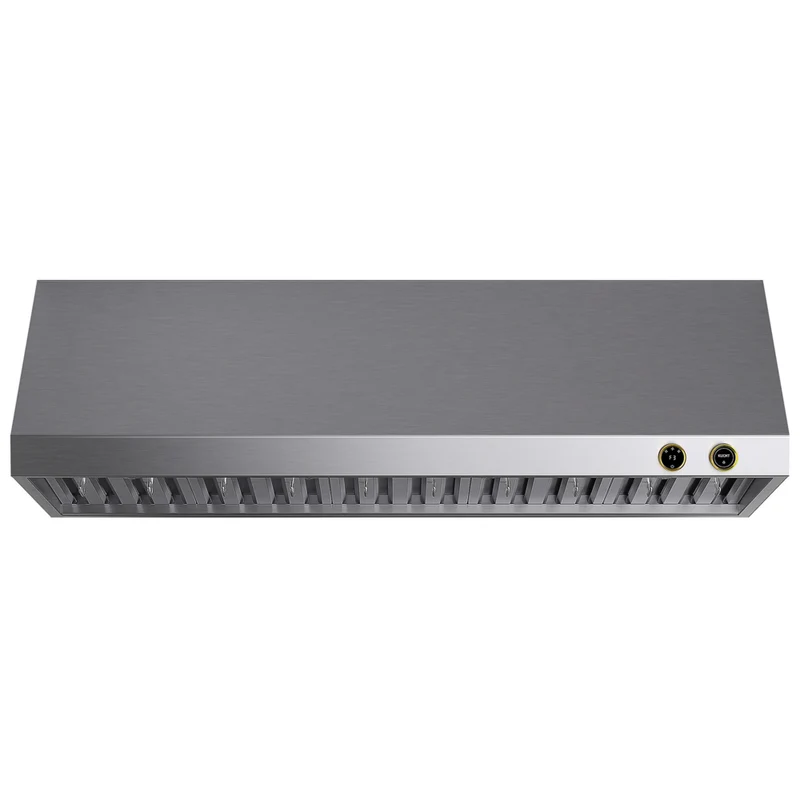 KUCHT KRH600-GL 60 po Hotte sous armoire - avec commandes numériques - 1200 CFM - Acier inoxydable/Or
