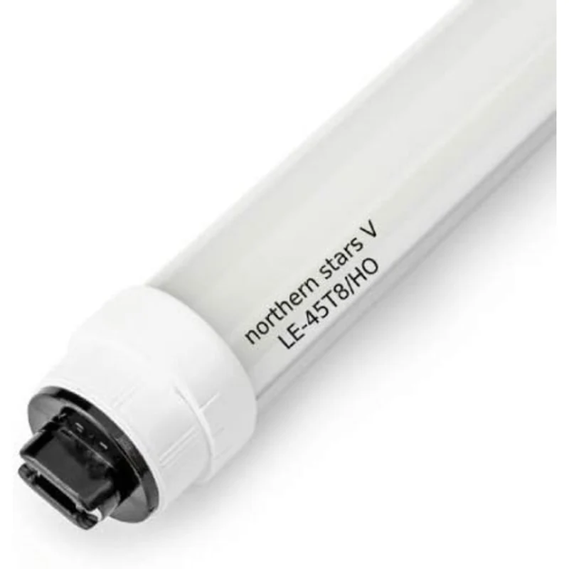 Northern Stars LED Light Bulb LE-45T8/850/HO 5000K 120V DR 45W R17D 5500 LM - 8 ft - 10 Pack