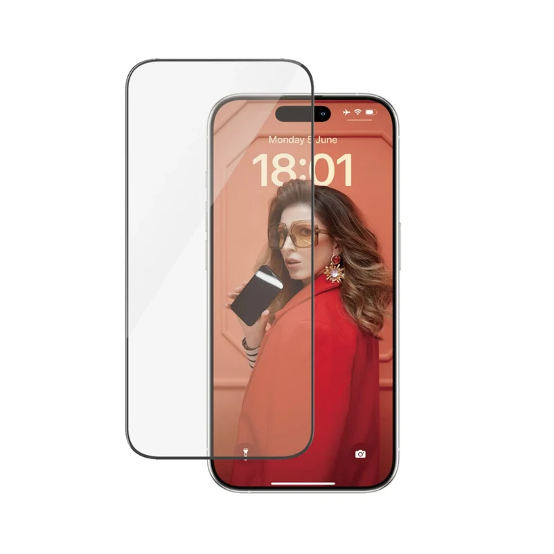 PanzerGlass Ultra-Wide Fit Screen Protector for iPhone 15 Pro - Clear