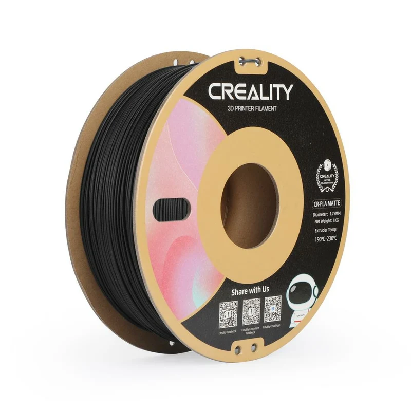 Creality CR-PLA 3D Printer Filament - 1.75 mm - Matte Black