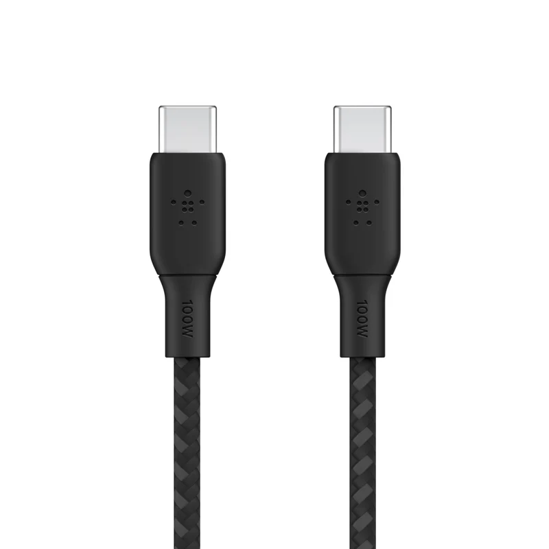 Belkin Braided USBC-C 2.0 100W Cable - 3M - Black