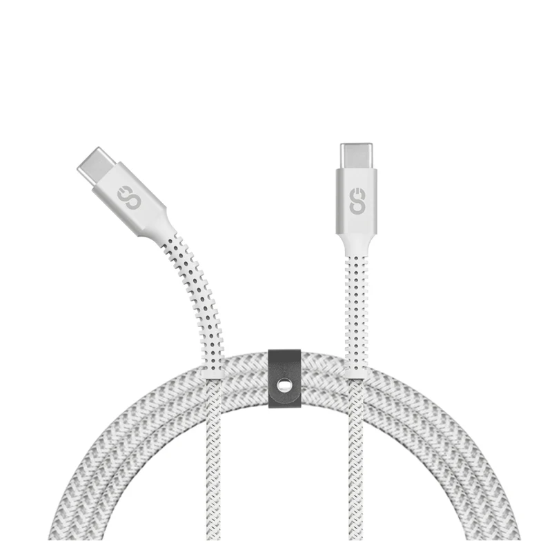 LOGiiX Piston Connect Armour+ 100W USB-C to USB-C - 3M - White