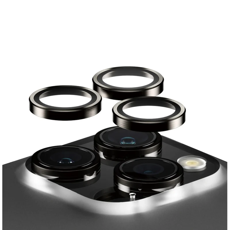 PanzerGlass Camera Lens Protector Hoops for iPhone 15 Pro/15 Pro Max - Clear