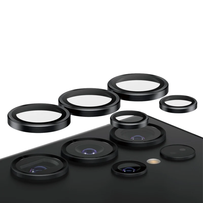 PanzerGlass Camera Lens Protector Hoops for Samsung Galaxy S24 Ultra - Black