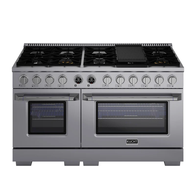 Kucht - 60 po Série KXP Cuisinière double énergie Gaz naturel - Acier inoxydable