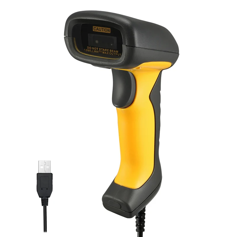 Adesso NUSCAN 5200 Bluetooth/Wireless Antimicrobial and Waterproof 2D Barcode Scanner - Black