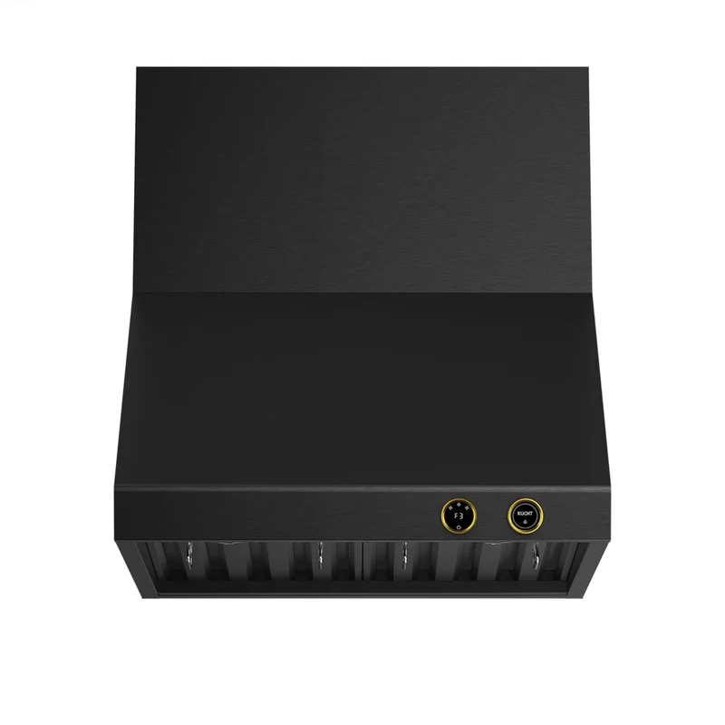 KUCHT KRHG300-GL-C 30" 900 CFM Wall Mounted Range Hood with Digital Controls - Gemstone/Gold