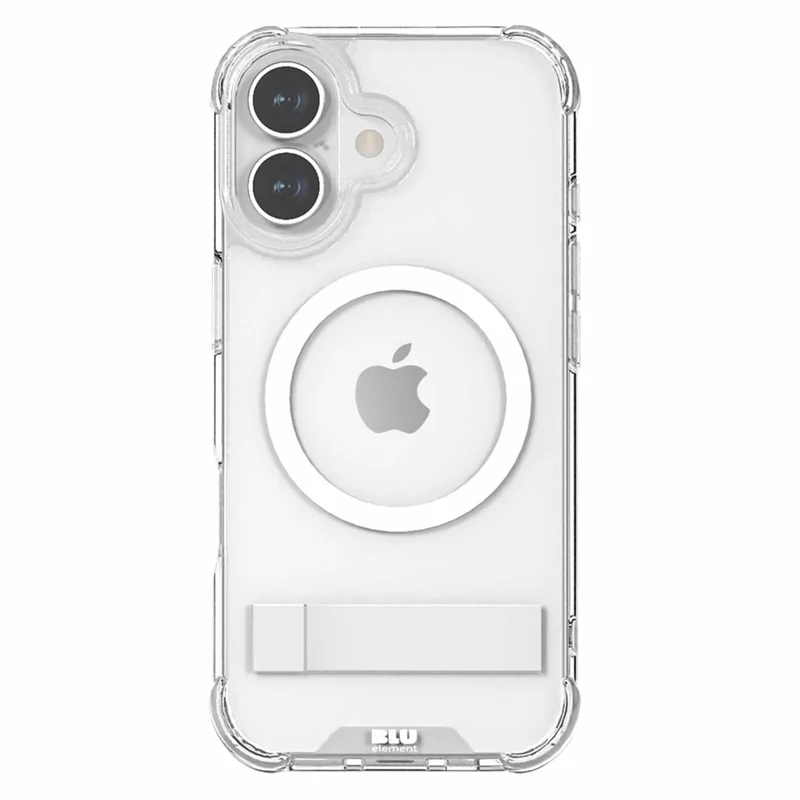 Blu Element DropZone Rugged Compatible with MagSafe Case with Kickstand for iPhone 17 - Clear
