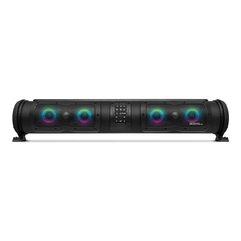 SOUNDEXTREME by ECOXGEAR Elite 500W Amplified Speaker - Bluetooth - LED Backlit Soundbar