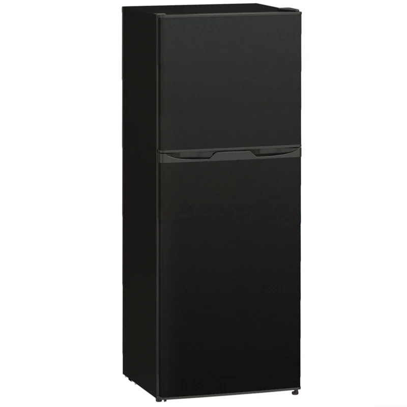 HOMCOM 4.6 cu ft Mini 2 Door Fridge with Freezer - Black