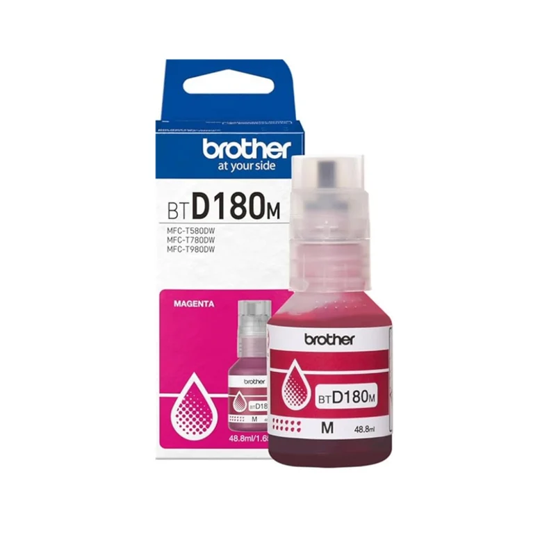 Brother Genuine BTD180MS Ink Cartridge - High Yield - Magenta